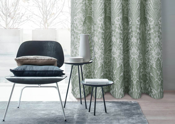 Keswick Pencil Pleat, Sage - Ready Made Curtains - Image 6